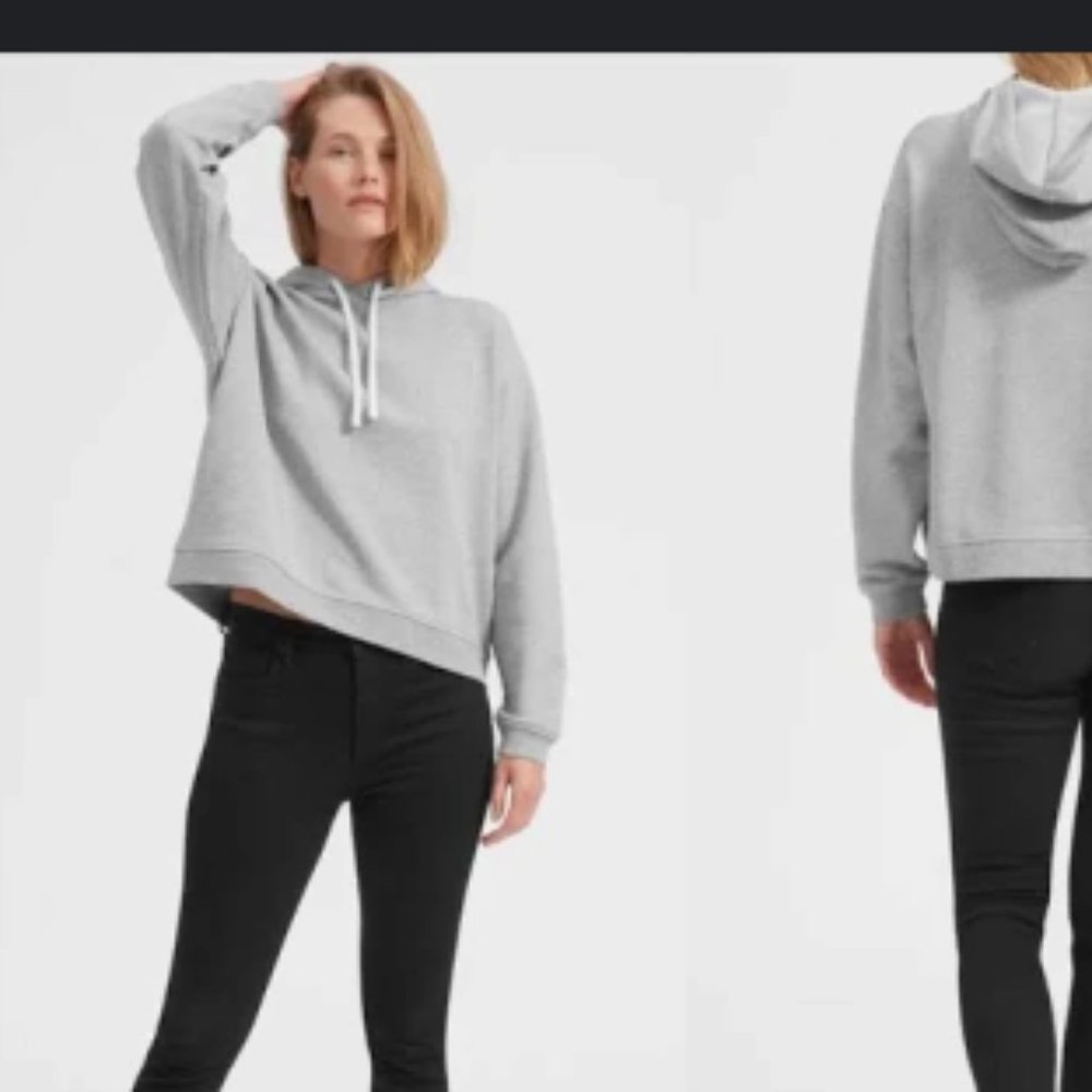 Everlane Lightweight French Terry Shrunken Hoodie